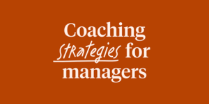 Coaching and Strategy